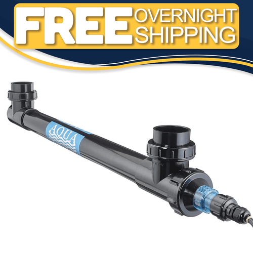 40 Watt Classic UV Sterilizer - Aqua Ultraviolet Black / 3/4"