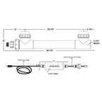 40 Watt Classic UV Sterilizer - Aqua Ultraviolet Black / 3/4"