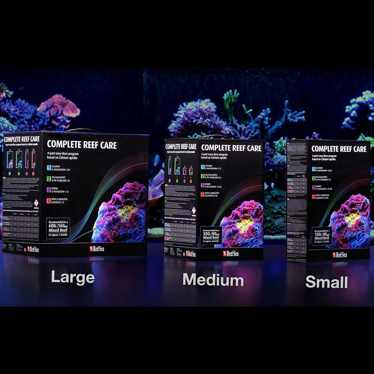 4-Part RCP Complete Reef Care Dosing System - Red Sea - Red Sea