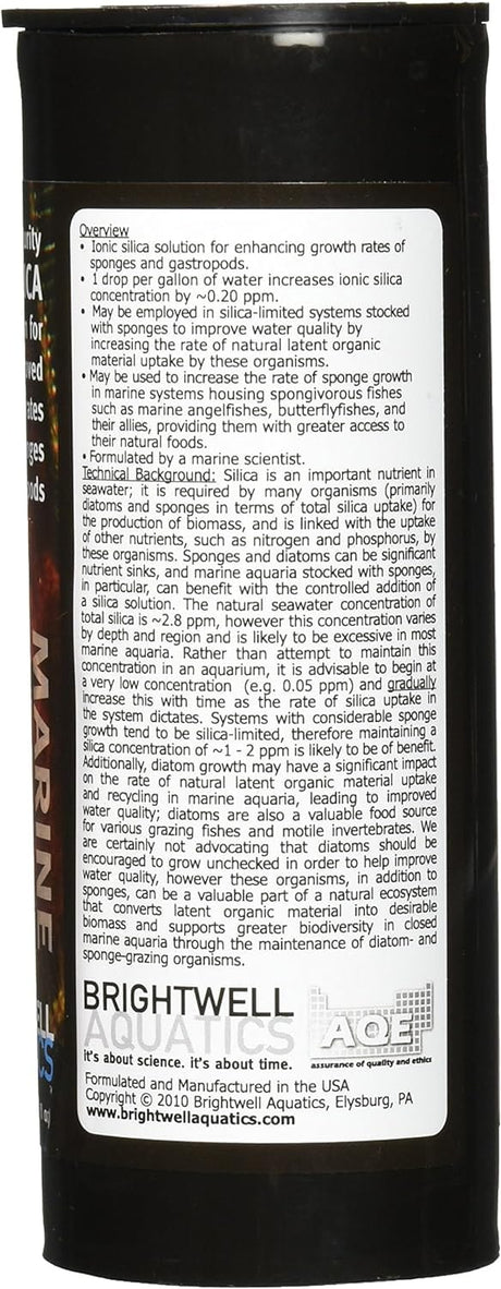 SpongExcel - Silica Solution - Brightwell Aquatics 60 mL