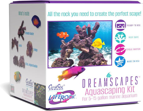 Purple Life Rock - DreamScapes - 5-15 Gal - CaribSea