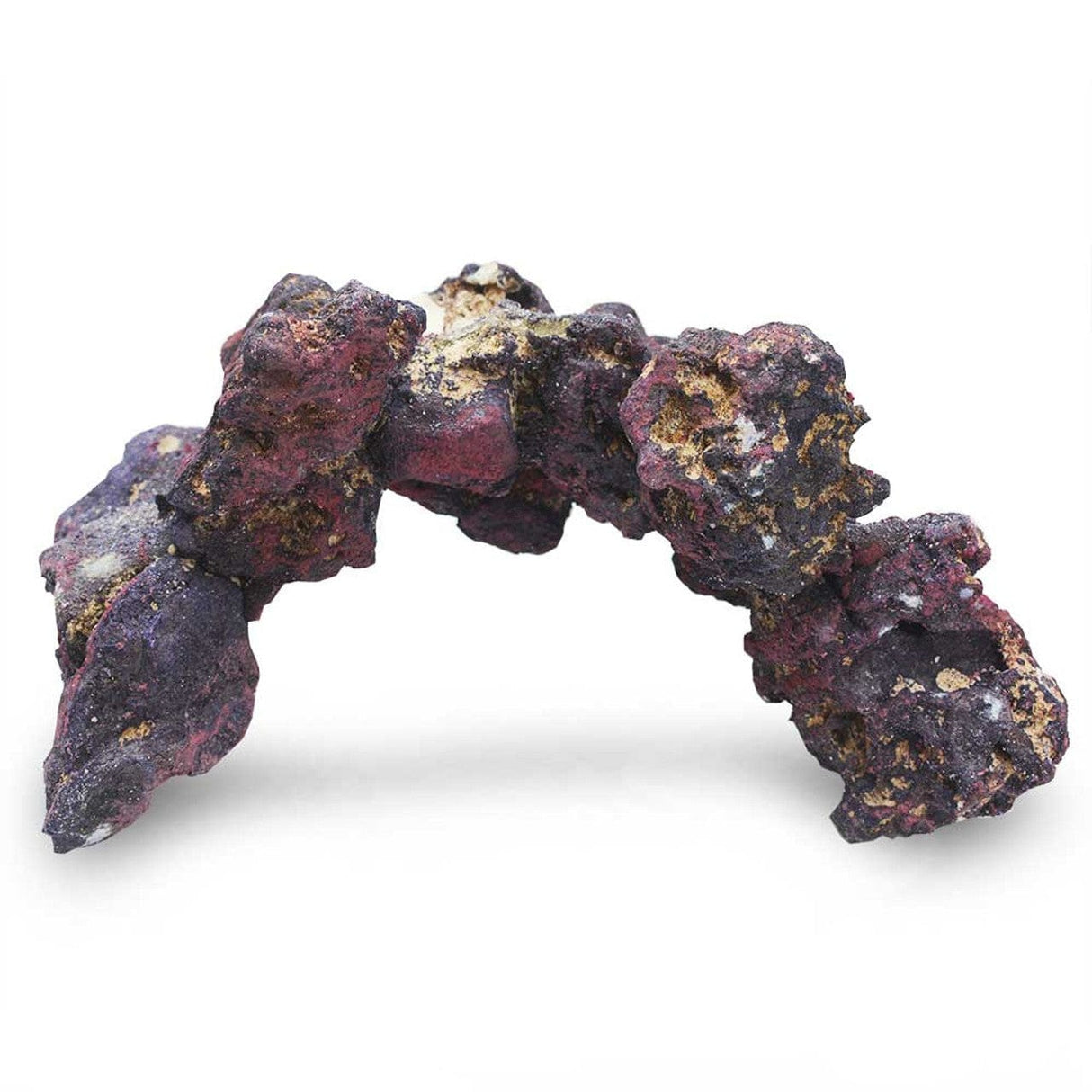 Purple Life Rock - Shapes & Arches - 20Lbs Box - CaribSea