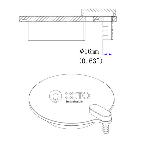 CO2 Scrubber Top Cover - Reef Octopus