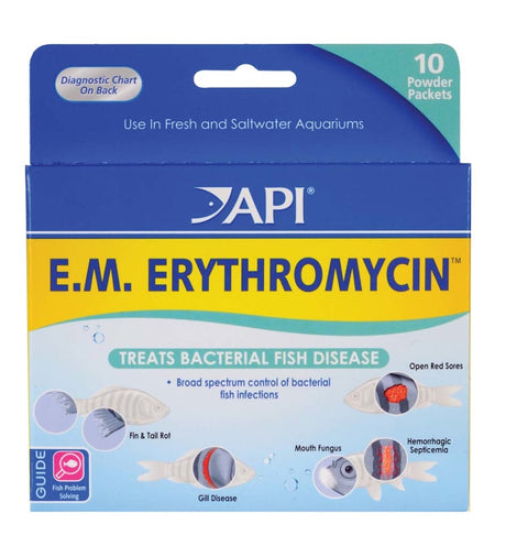 API EM Erythromycin Medication - 10ct Powder Packets - API