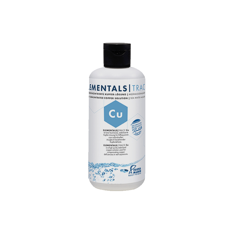 ELEMENTALS TRACE Cu - Copper  - Fauna Marin 250 mL