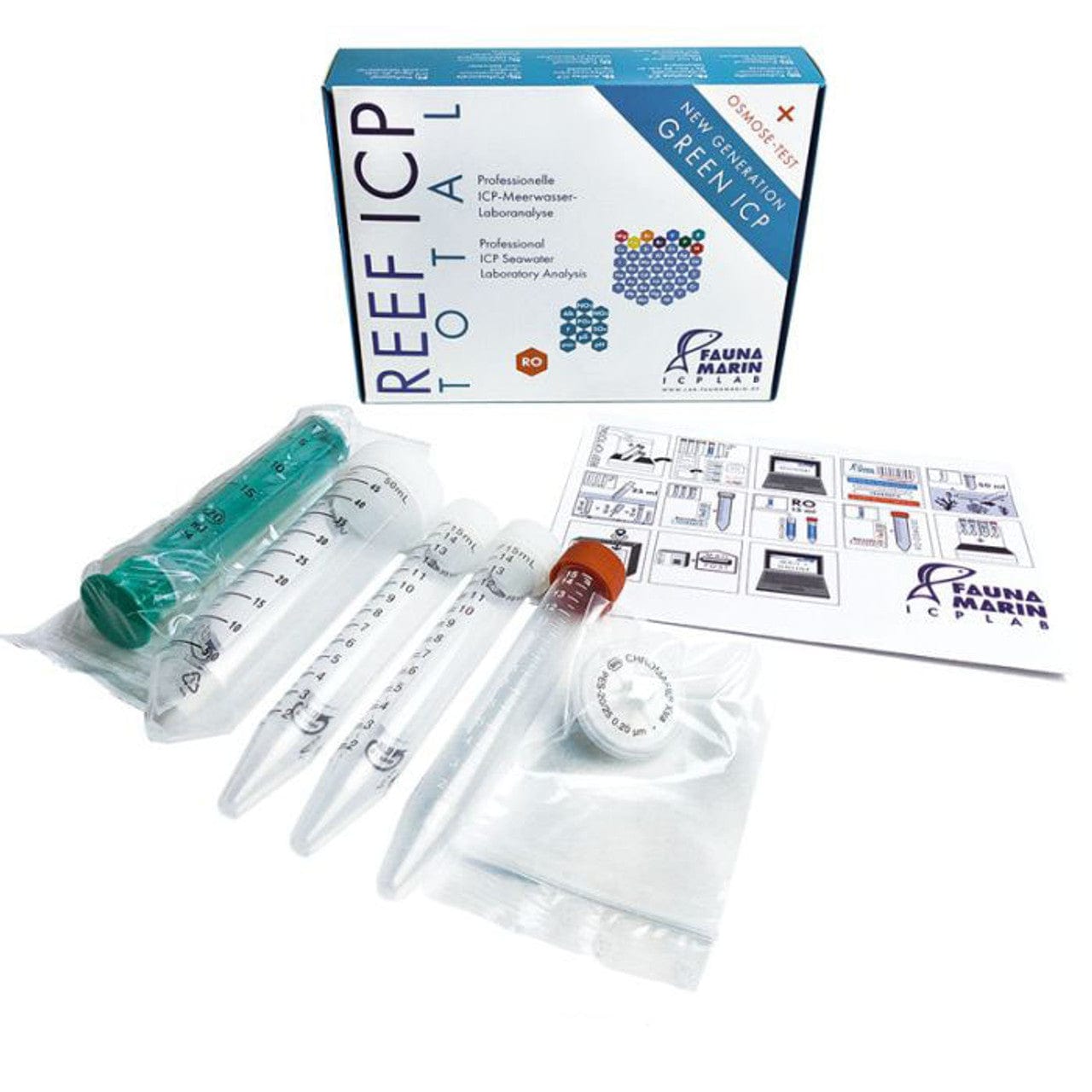 Reef ICP Total Test - Single Set - Fauna Marin – Top Shelf Aquatics