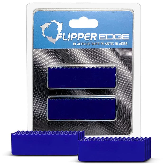 EDGE Aquarium Algae Cleaner - Replacement Blades - Flipper Standard / Acrylic (10 Pack)