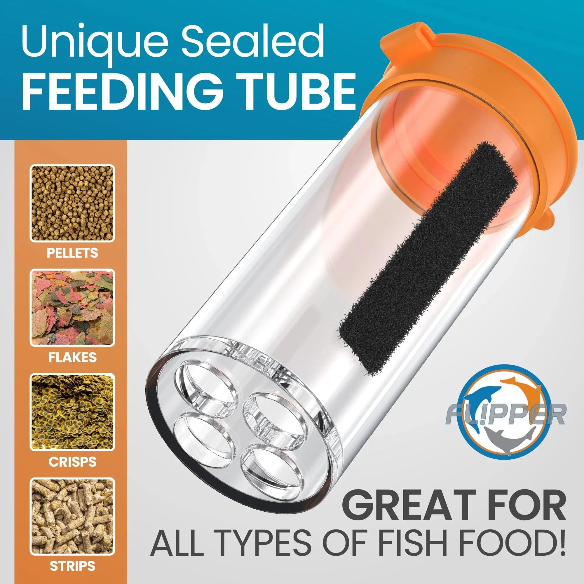 Feed Aquarium Feeding Kit - Flipper