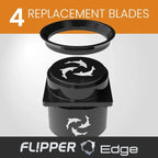 Pico 2 in 1 Aquarium Magnet Cleaner Replacement Blades 4 Pack - Flipper