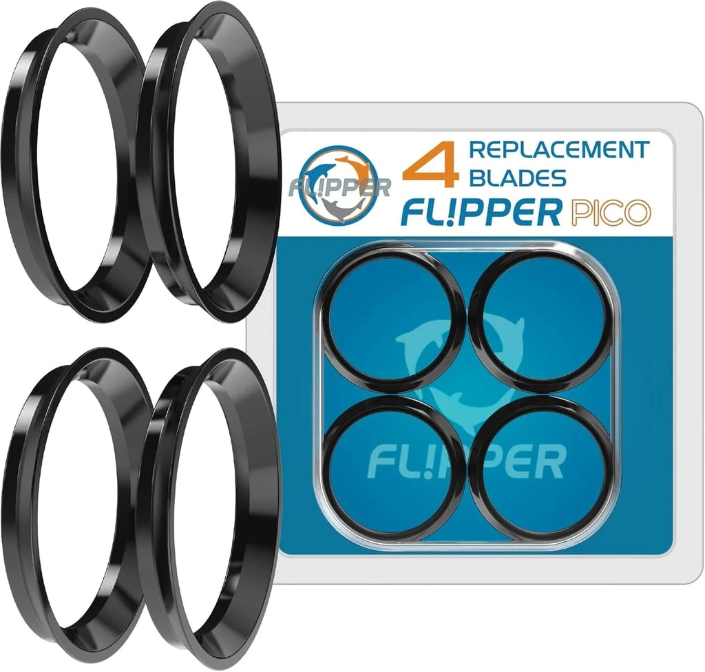 Pico 2 in 1 Aquarium Magnet Cleaner Replacement Blades 4 Pack - Flipper