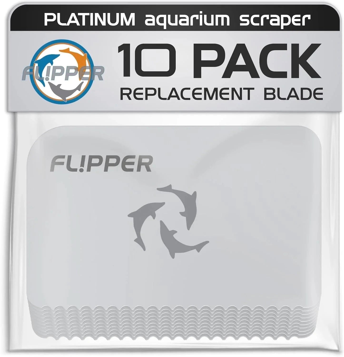 Platinum Algae Scraper Replacement Blades 10 Pack - Flipper
