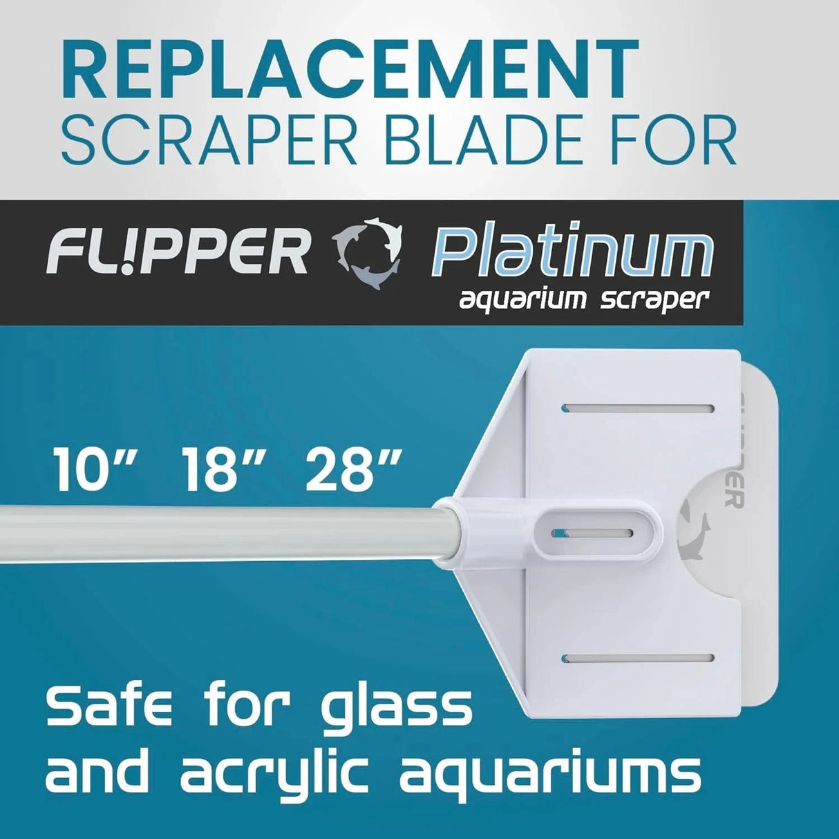 Platinum Algae Scraper Replacement Blades 10 Pack - Flipper