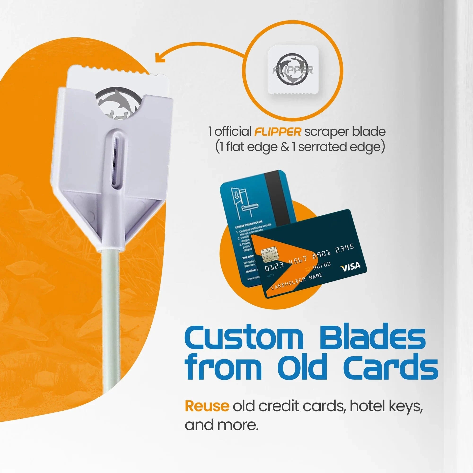 Platinum Aquarium Algae Scraper - Flipper