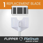 Platinum Credit Card Aquarium Algae Scraper Stainless Steel Blades - Flipper