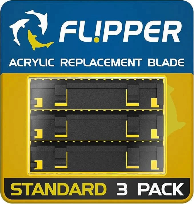 Standard ABS Replacement Blades 3 Pack - Acrylic Tanks - Flipper