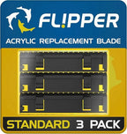 Standard ABS Replacement Blades 3 Pack - Acrylic Tanks - Flipper