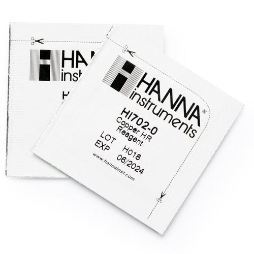 Copper High Range - Reagent 25 Pack - Hanna Instruments