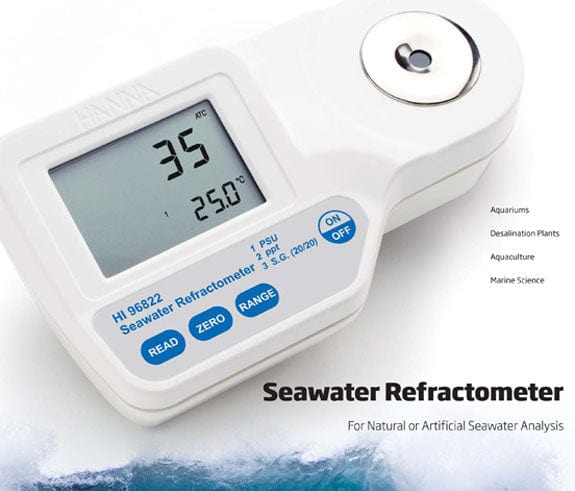Digital Refractometer for Seawater Analysis - HI96822 - Hanna Instruments