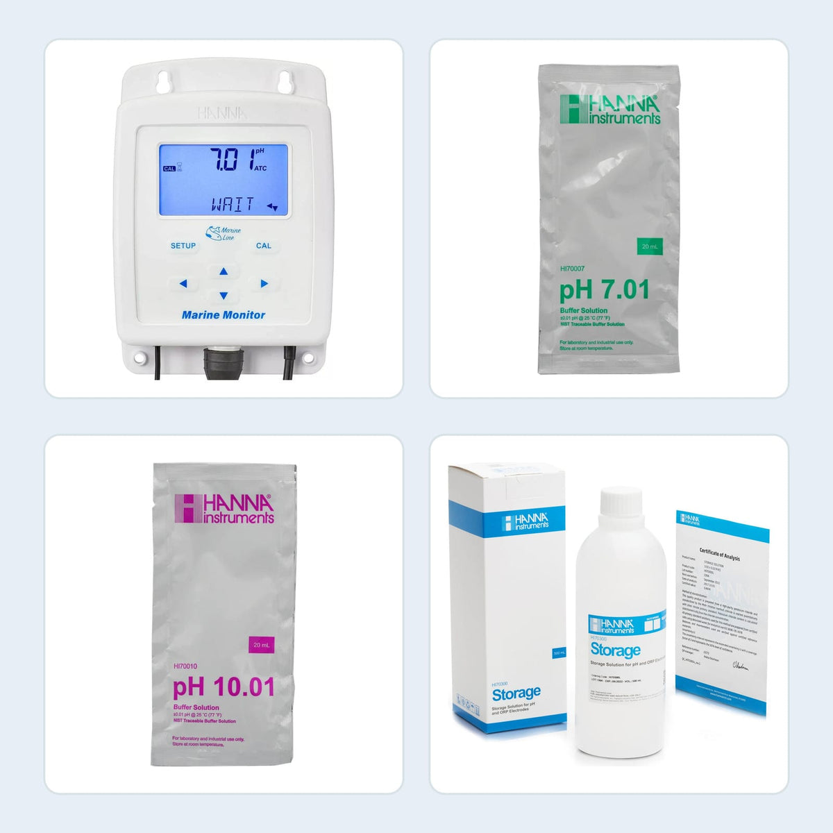 Marine Monitor Calibration & Storage Bundle - Hanna Instruments