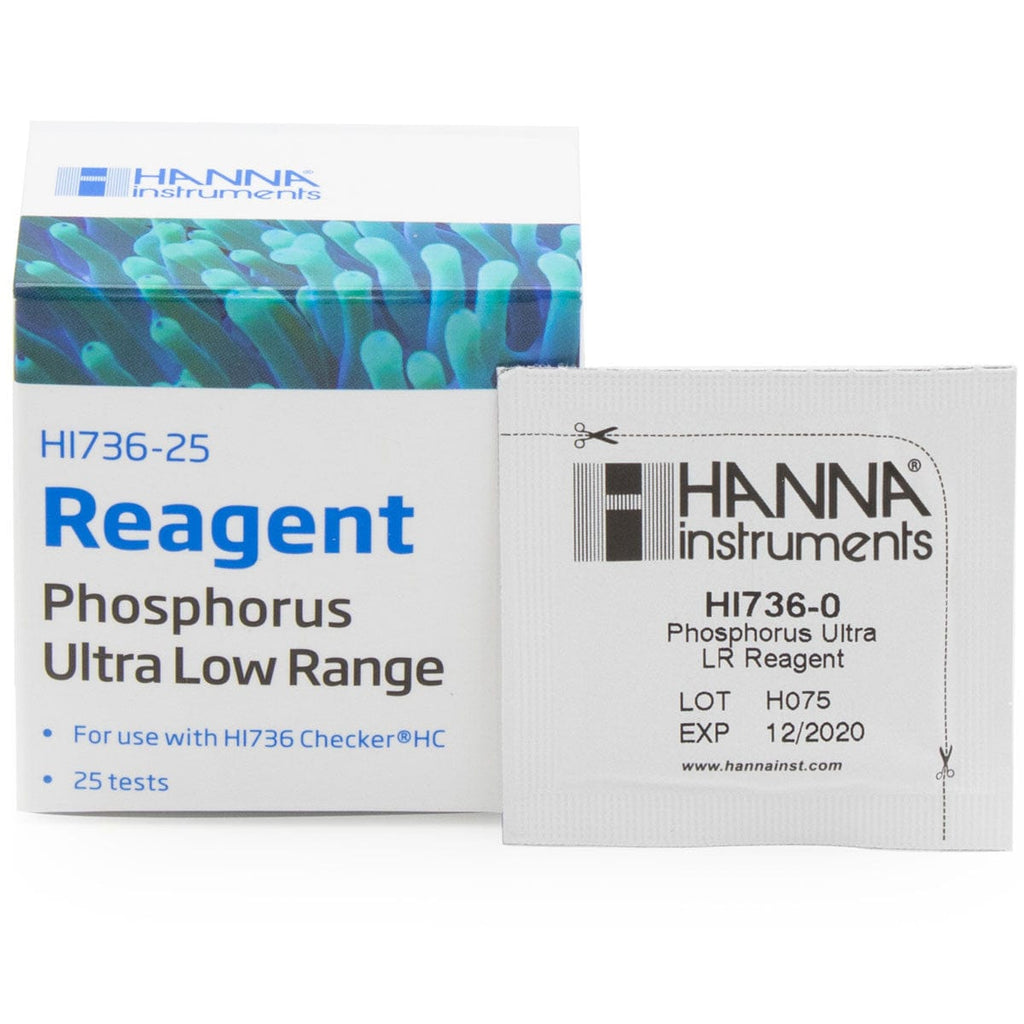 Phosphorus Ultra-Low Range (PPB) - 25 Pack Reagent - Hanna Instruments