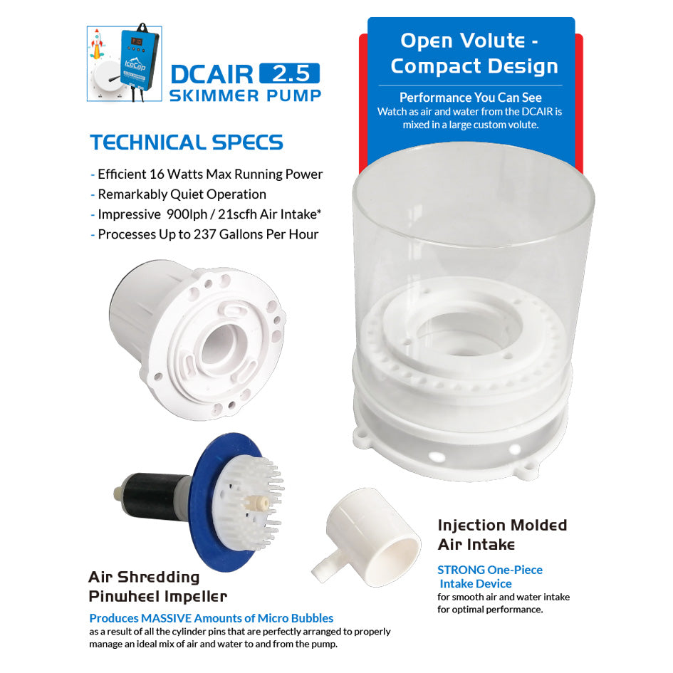 IceCap K3-160 OVP In-Sump Protein Skimmer