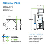 IceCap K3-160 OVP In-Sump Protein Skimmer