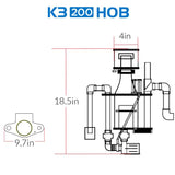 IceCap K3 200 HOB Protein Skimmer