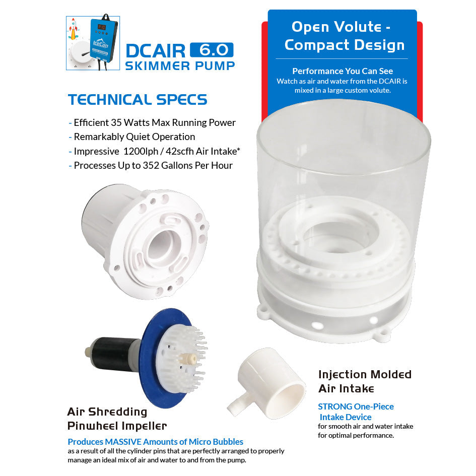 IceCap K3-200 OVP In-Sump Protein Skimmer