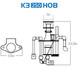 IceCap K3 250 HOB Protein Skimmer