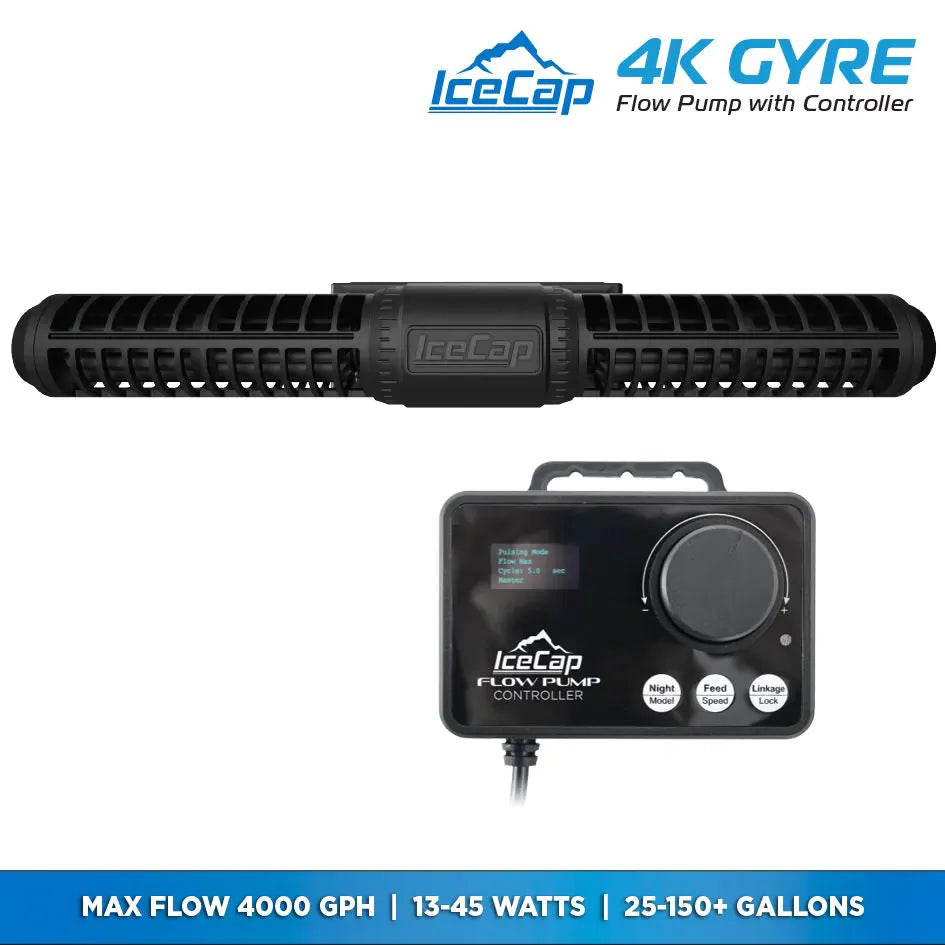 IceCap 4K Gyre Flow Pump With Controller - CoralVue