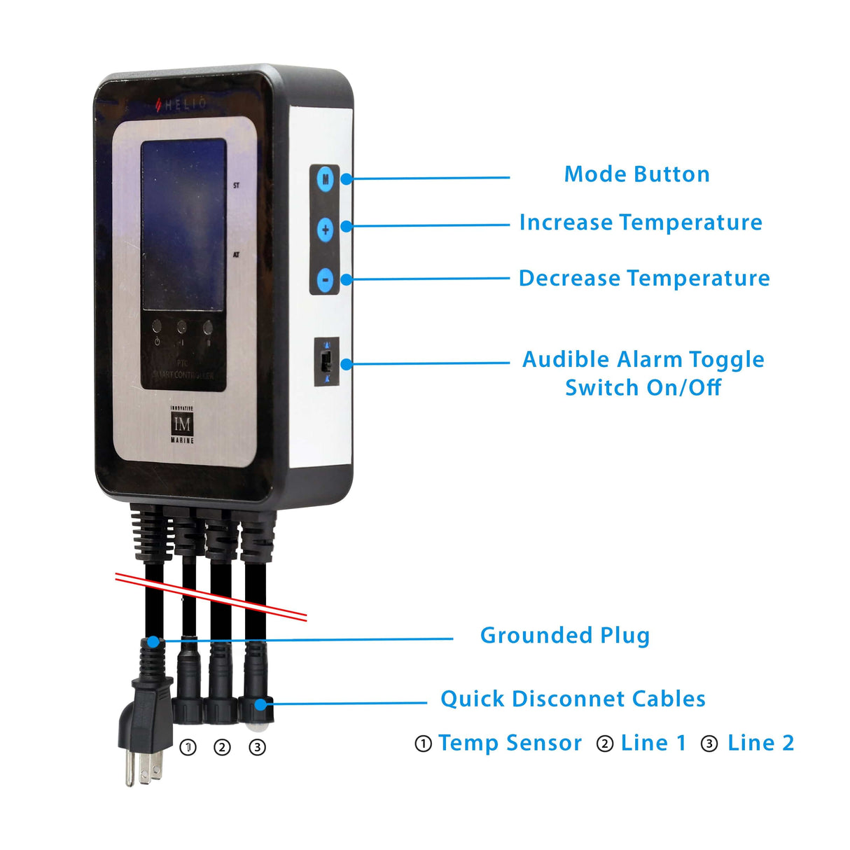 Helio PTC Smart Aquarium Heater - Innovative Marine