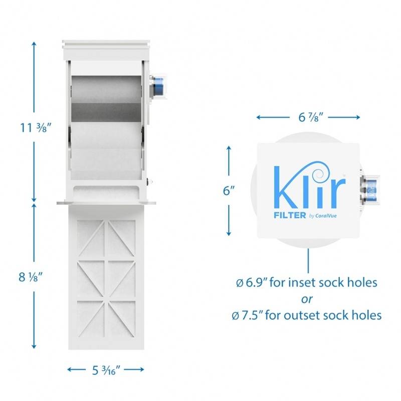 Di-7 v1 Drop-In Fleece Filter System - Klir