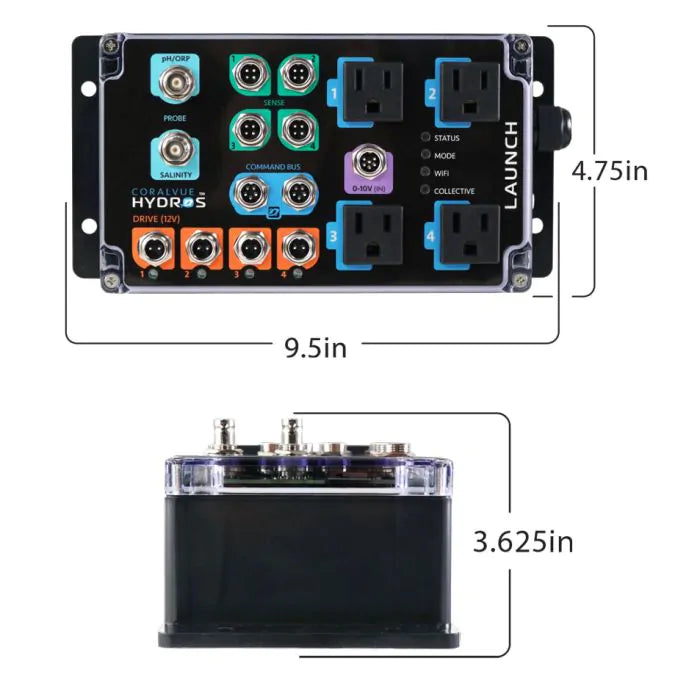 HYDROS Launch Aquarium Controller - CoralVue - Hydros