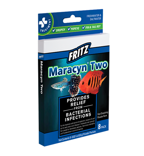 Mardel Maracyn Two - Antibacterial Medication - 8 Ct - Fritz Aquatics - Fritz Aquatics