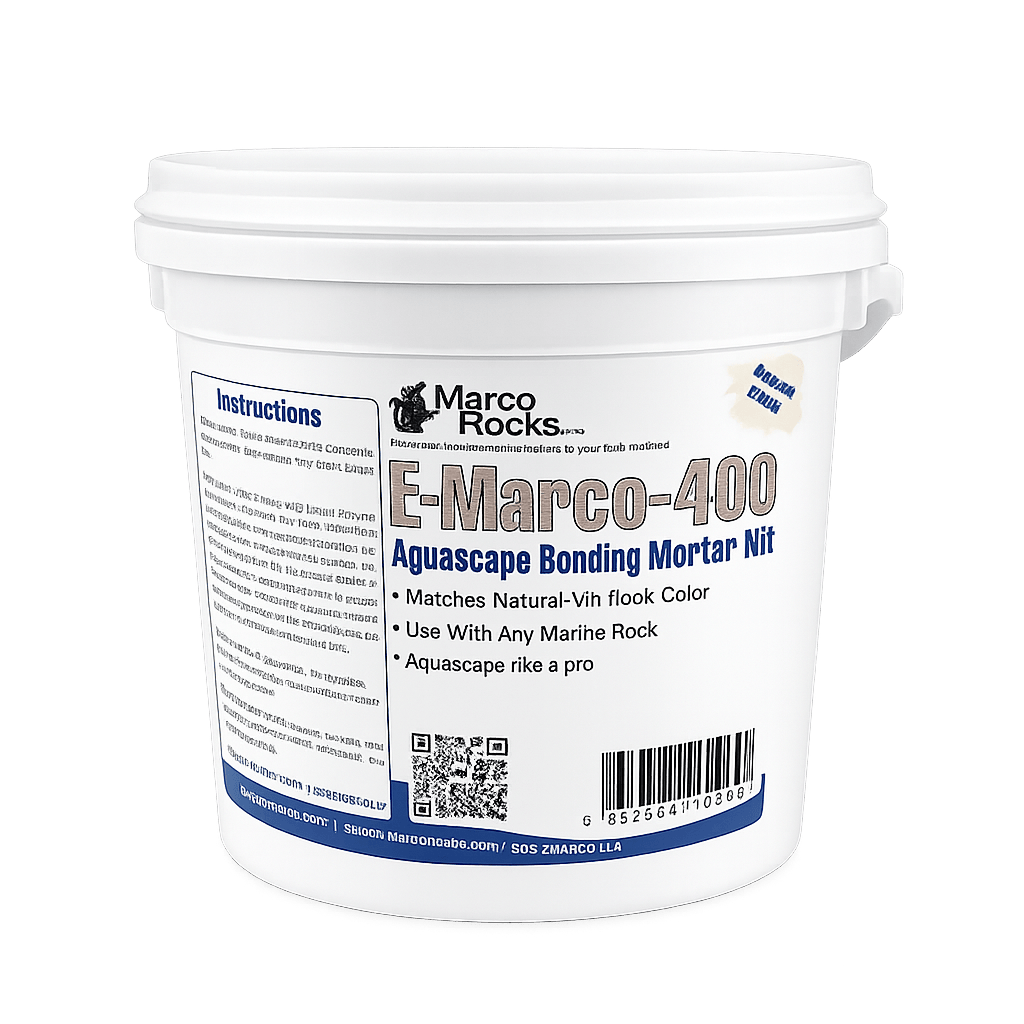 E-Marco-400 Aquascaping Mortar - Complete Kit - MarcoRocks Natural