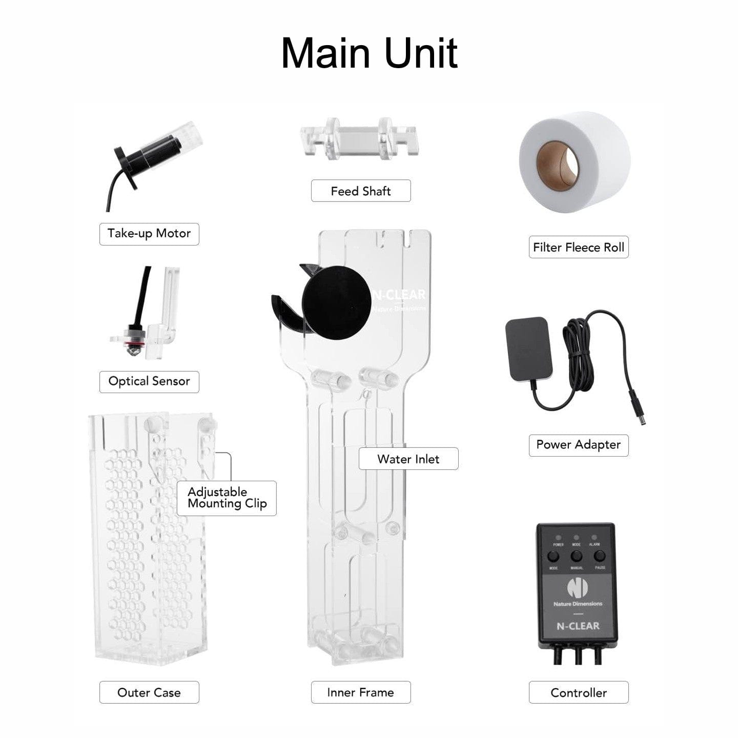 N-Clear Nano Fleece Roller Filter - Nature Dimensions