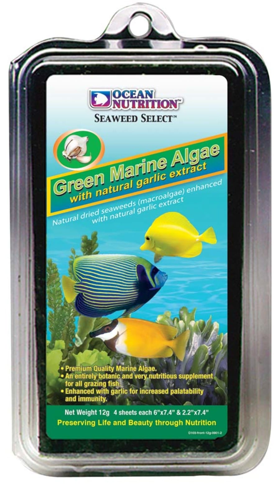 Seaweed Selects - Green Marine Algae with Natural Garlic Extract - Ocean Nutrition