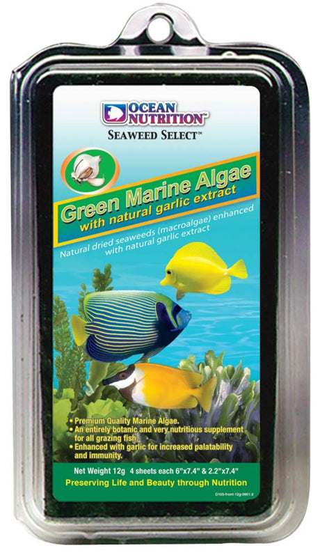 Seaweed Selects - Green Marine Algae with Natural Garlic Extract - Ocean Nutrition - Ocean Nutrition