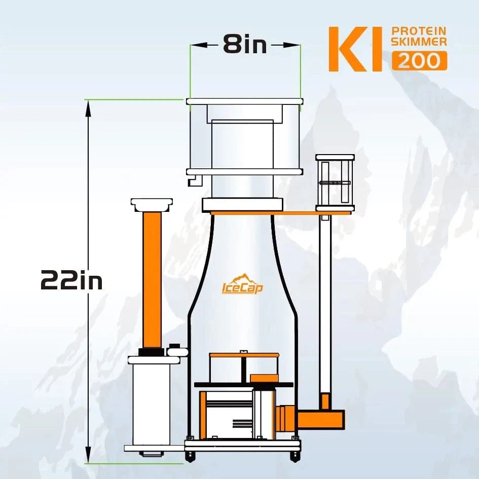 K1-200 Protein Skimmer - Open Box - IceCap