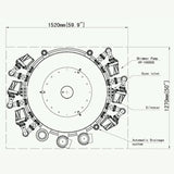 Q8 Commercial Foam Fractionator