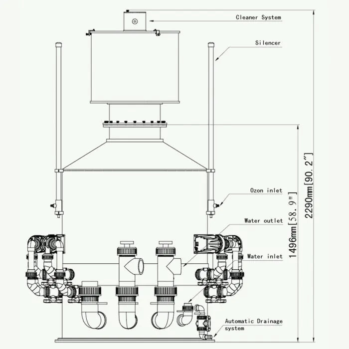 Q8 Commercial Foam Fractionator