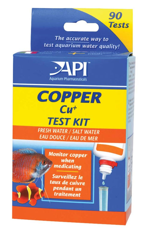 API Copper Cu+ Test Kit for Freshwater and Saltwater Aquariums - API