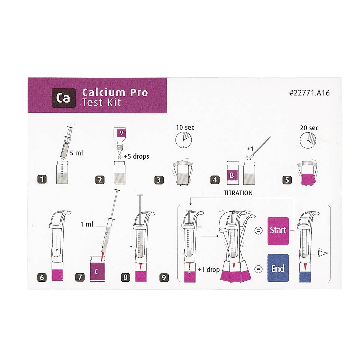 Calcium Pro Test Kit - Red Sea