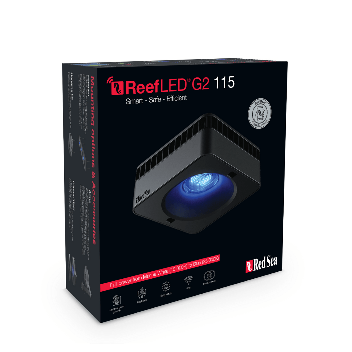 ReefLED G2 115 LED Light Fixture - Red Sea – Top Shelf Aquatics ReefLED G2 115 LED Light Fixture - Red Sea – Top Shelf Aquatics
