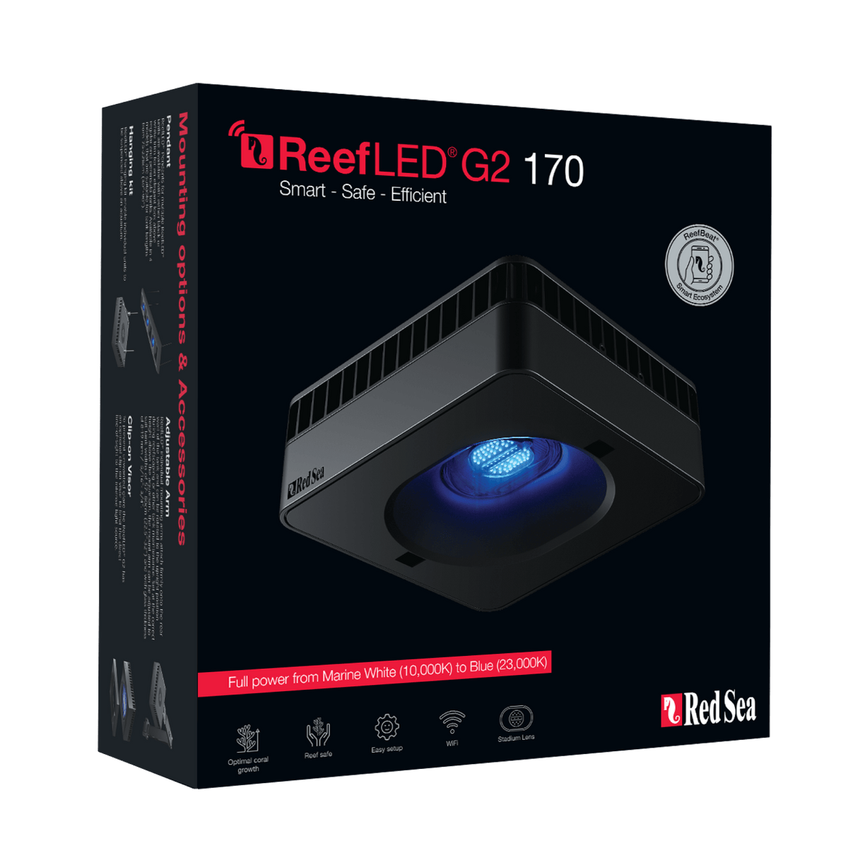 ReefLED G2 170 LED Light Fixture - Red Sea