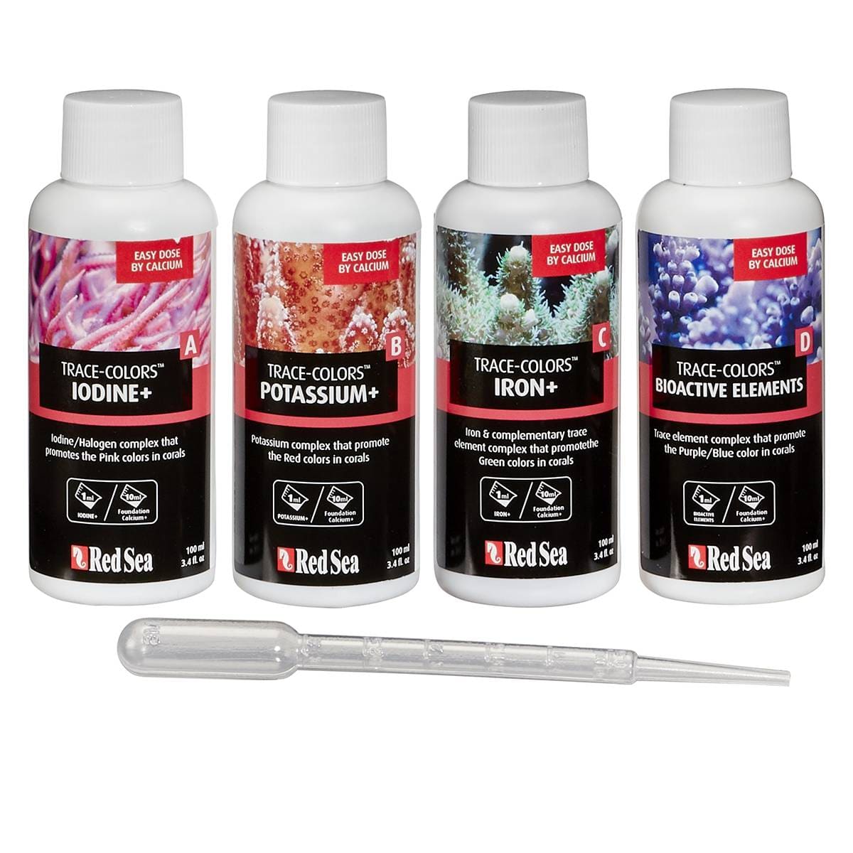 redsea tracecolors ABCD 等セット売り Trace Colors ABCD 4-Pack - Red Sea – Top Shelf Aquatics