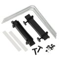 Meridian 11/24 Side of tank Mounts Silver - Reef Breeders