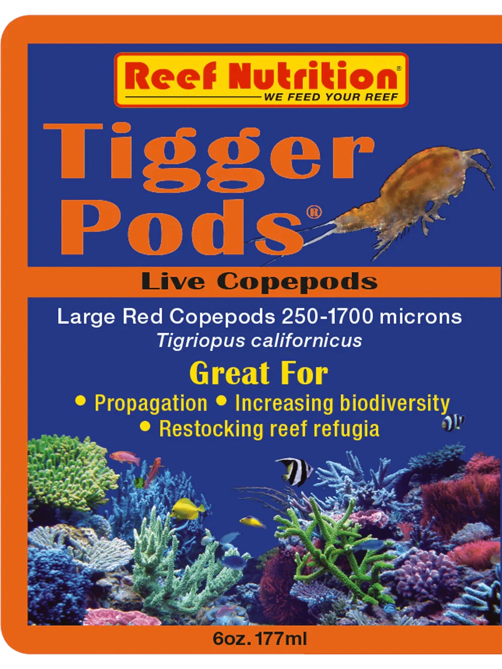 Tigger-Pods - 6oz - Reef Nutrition