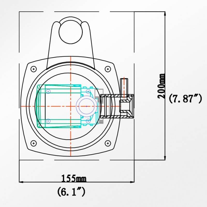 Classic 110SSS 5" Internal Space Saving Protein Skimmer - Reef Octopus