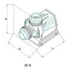 HY-5000 Water Blaster Pump - Reef Octopus
